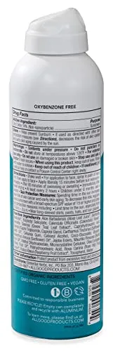 All Good Sport Sunscreen Spray - UVA/UVB Broad Spectrum SPF 30 - Water Resistant, Coral Reef Friendly - Zinc, Calendula, Aloe (6 oz)