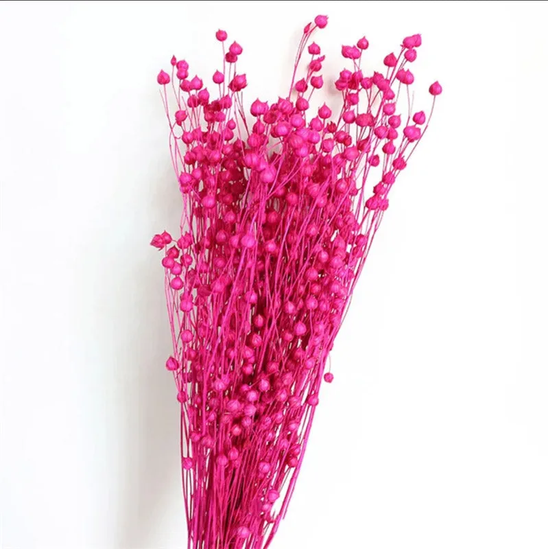 Amora Fax Dried Flower Bunch - Pink