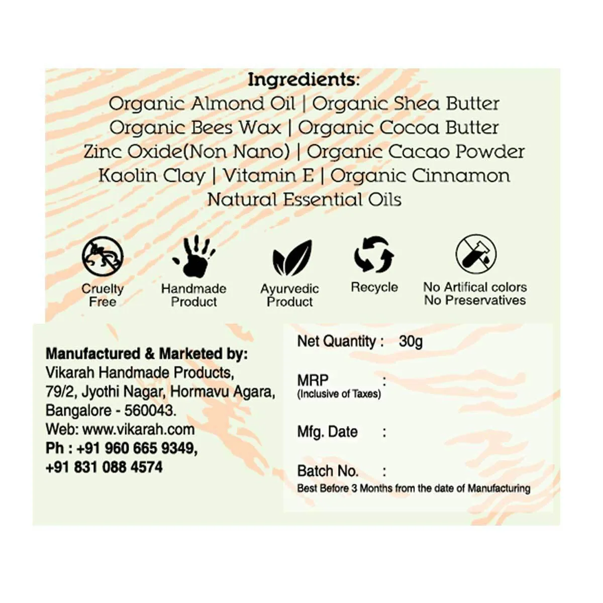 Ayurvedic Facial Foundation Medium Tone