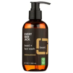 Beard   Face Wash Sandalwood 6.7 Oz By Every Man Jack