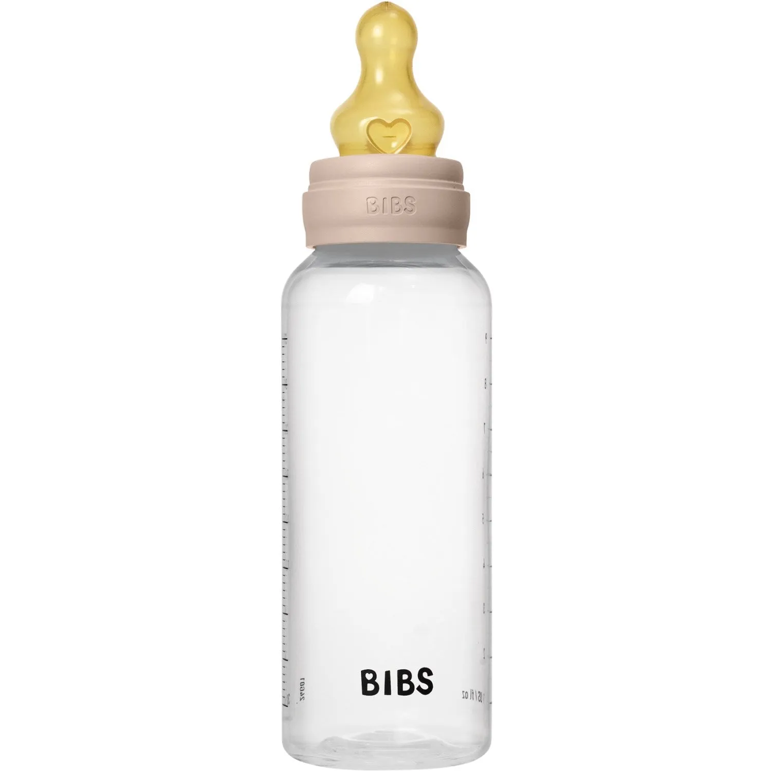 Bibs Blush Bibs Baby Bottle Round Latex 1 Pack 270 ml Medium Flow