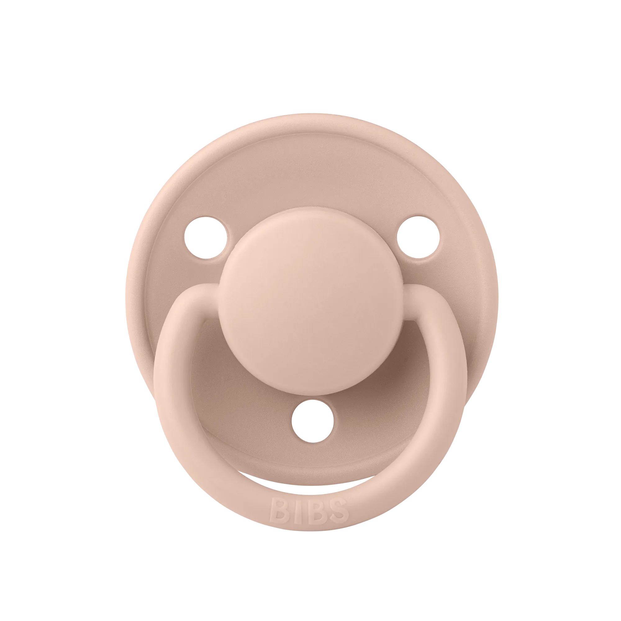 Bibs De Lux Blush Natural Rubber Pacifier