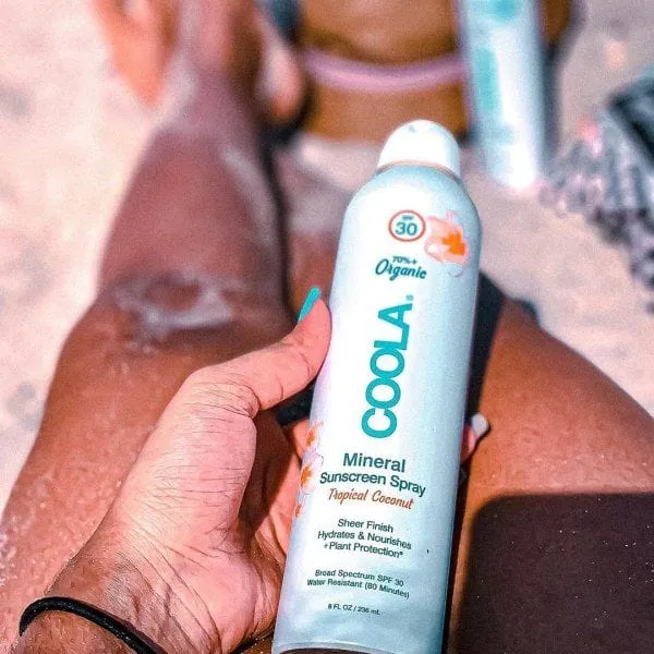Body SPF 30 Tropical Coconut Organic Sunscreen Spray