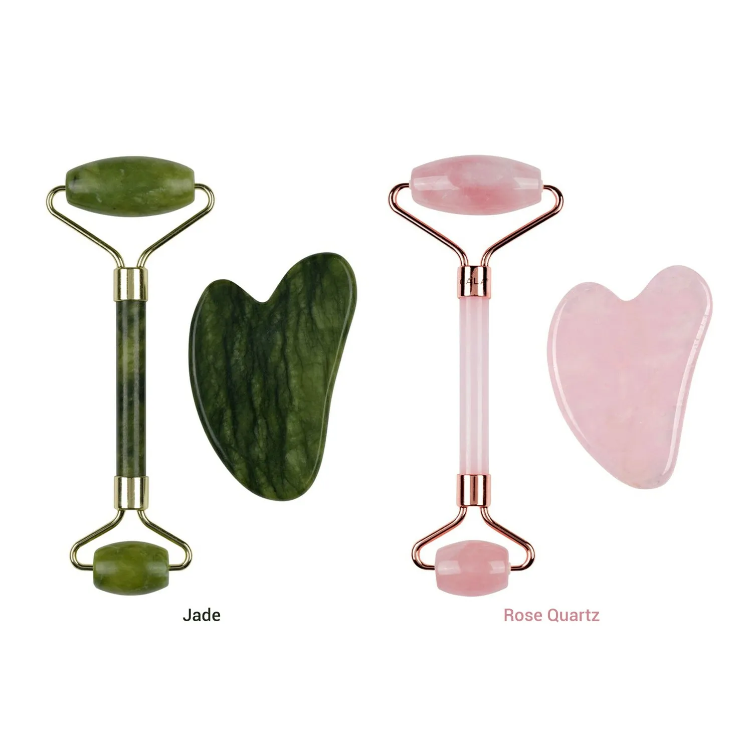 Cala Facial Roller & Gua Sha Set
