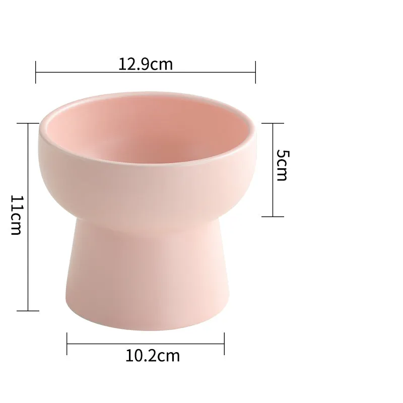 Cat Bowl Ceramic Ice Cream Yogurt Goblet