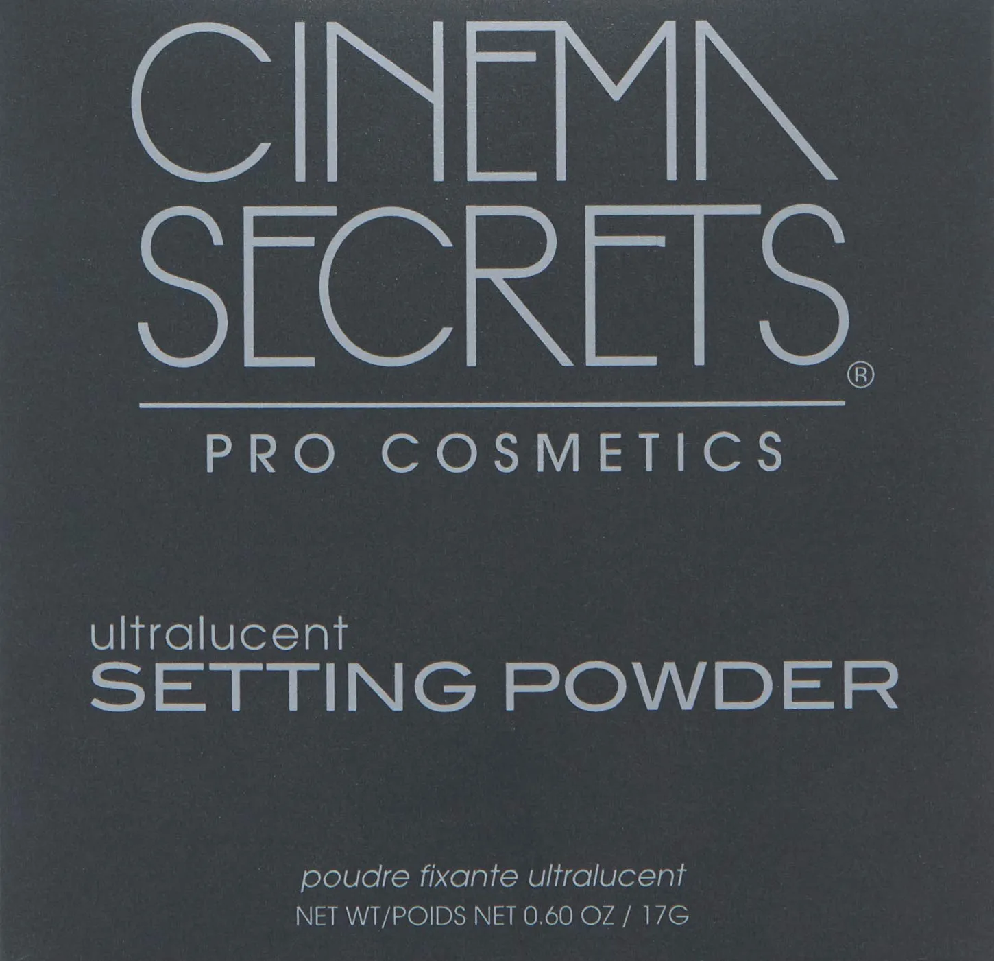 CINEMA SECRETS Pro Cosmetics Ultralucent Loose Setting Powder, Colorless