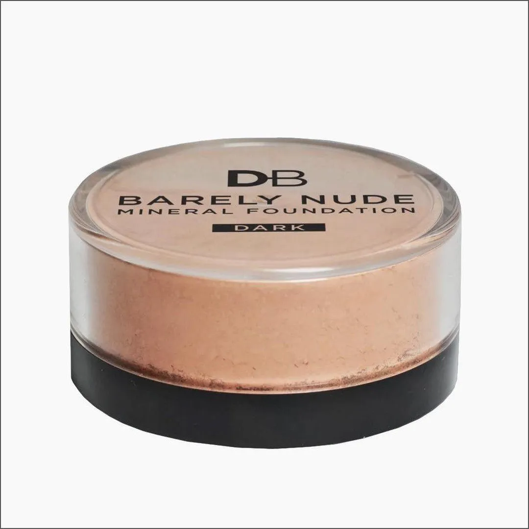 DB Cosmetics Barely Nude Mineral Foundation Dark 15g