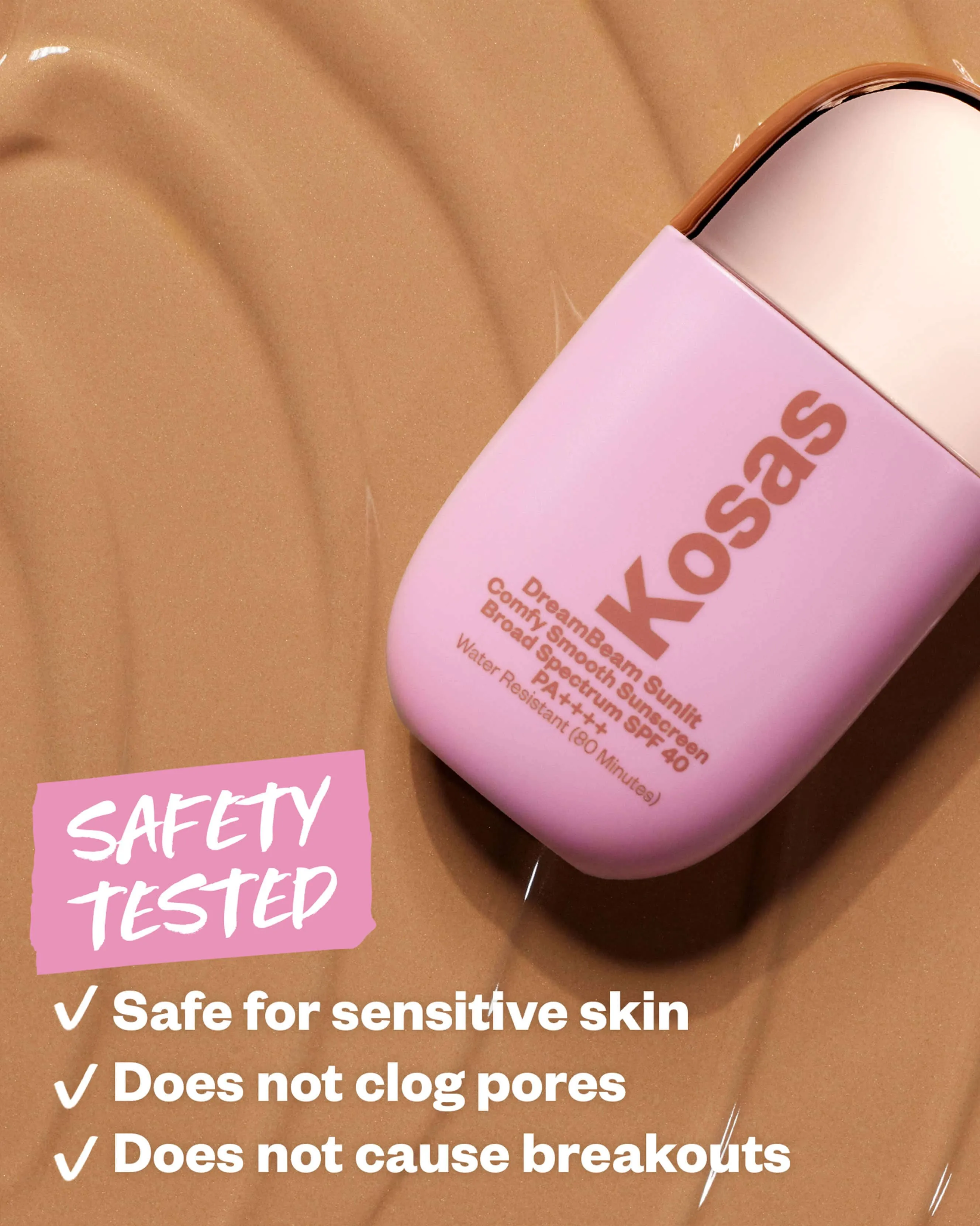 DreamBeam Comfy Smooth Sunscreen Broad Spectrum SPF 40