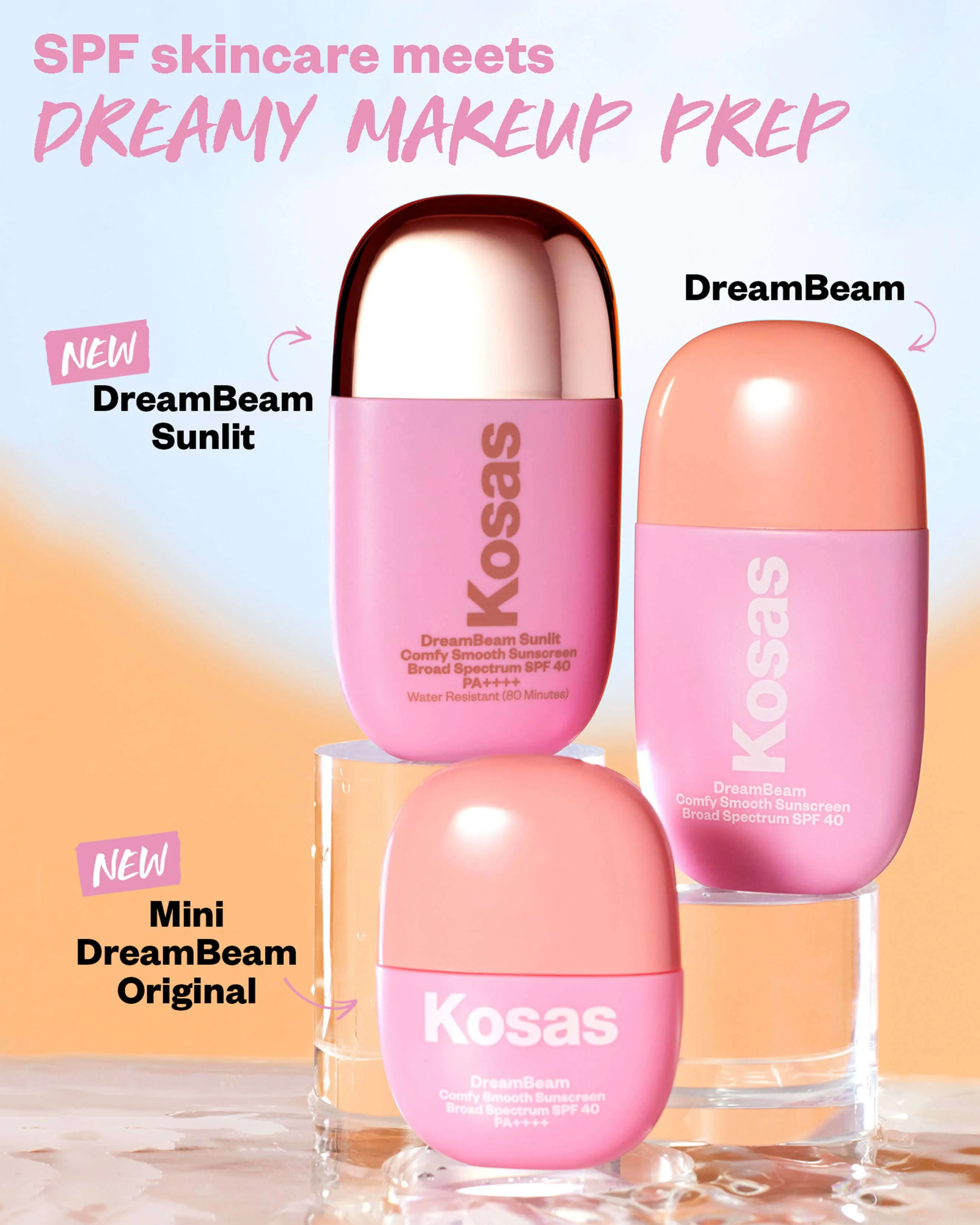 DreamBeam Comfy Smooth Sunscreen Broad Spectrum SPF 40