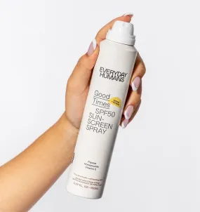 Everyday Humans Good Times SPF 50 Sunscreen Spray