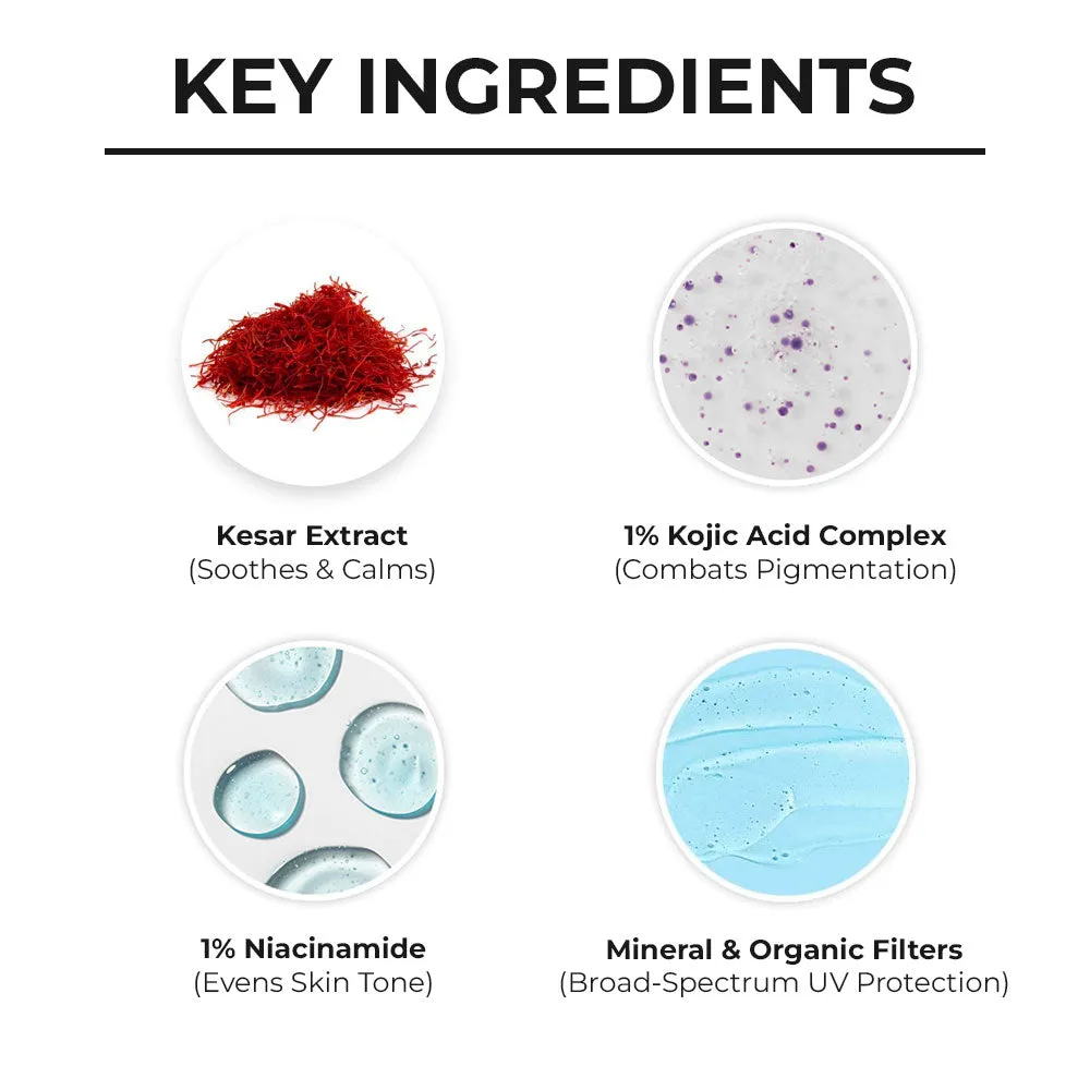 Kesar & Kojic Acid Sunscreen - 50g