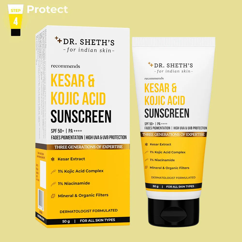 Kesar & Kojic Acid Sunscreen - 50g
