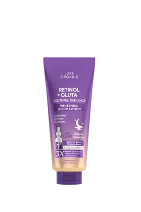Luxe Organix Retinol   Gluta Whitening Serum Lotion (350ml)