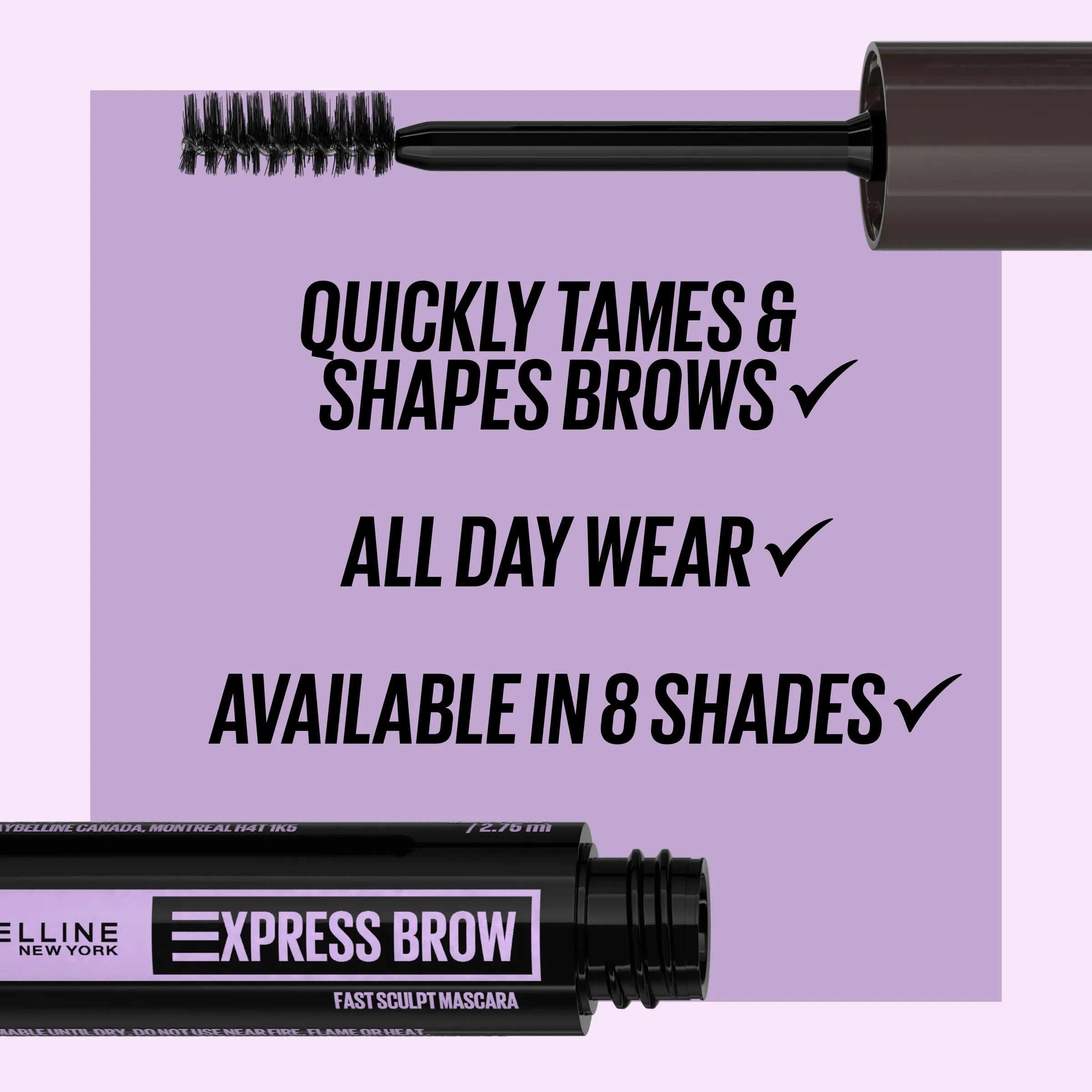 Maybelline Express Brow Fast Sculpt Brow Gel Mascara - Clear