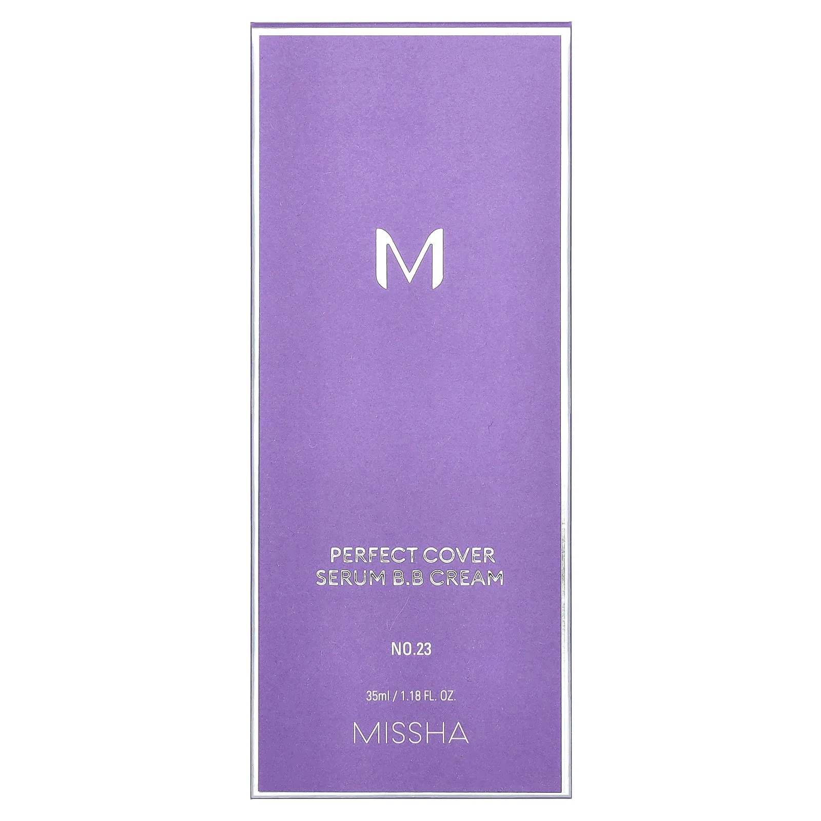 Missha, Perfect Cover Serum B.B Cream, No. 23 Natural Beige, 1.18 fl oz (35 ml)
