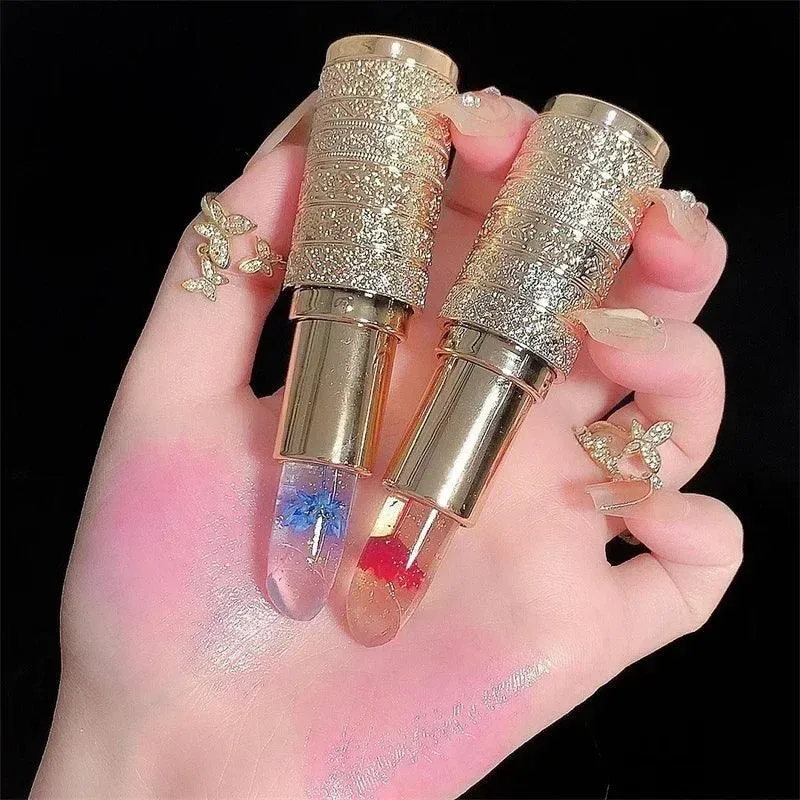Moisturizing Flower Lip Balm: Color-Changing Jelly for Hydrated Lips