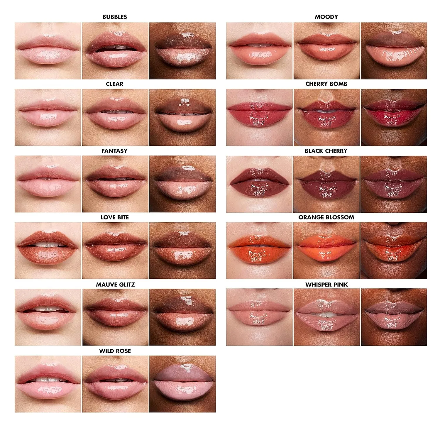 Moisturizing Lush Lip Lacquer with Vitamin E - Vegan, Cruelty-Free, Wild Rose, 0.08 Fl Oz