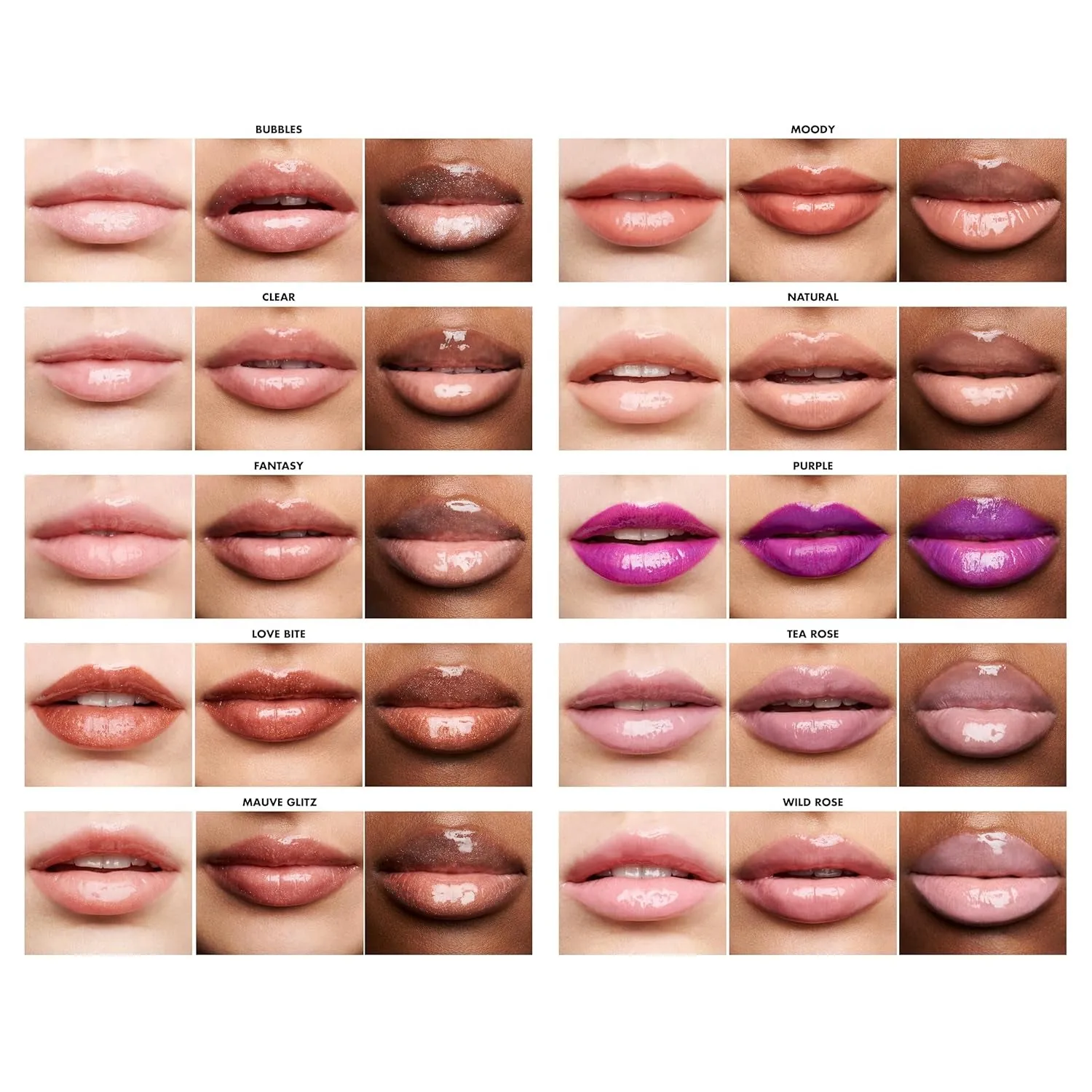 Moisturizing Lush Lip Lacquer with Vitamin E - Vegan, Cruelty-Free, Wild Rose, 0.08 Fl Oz
