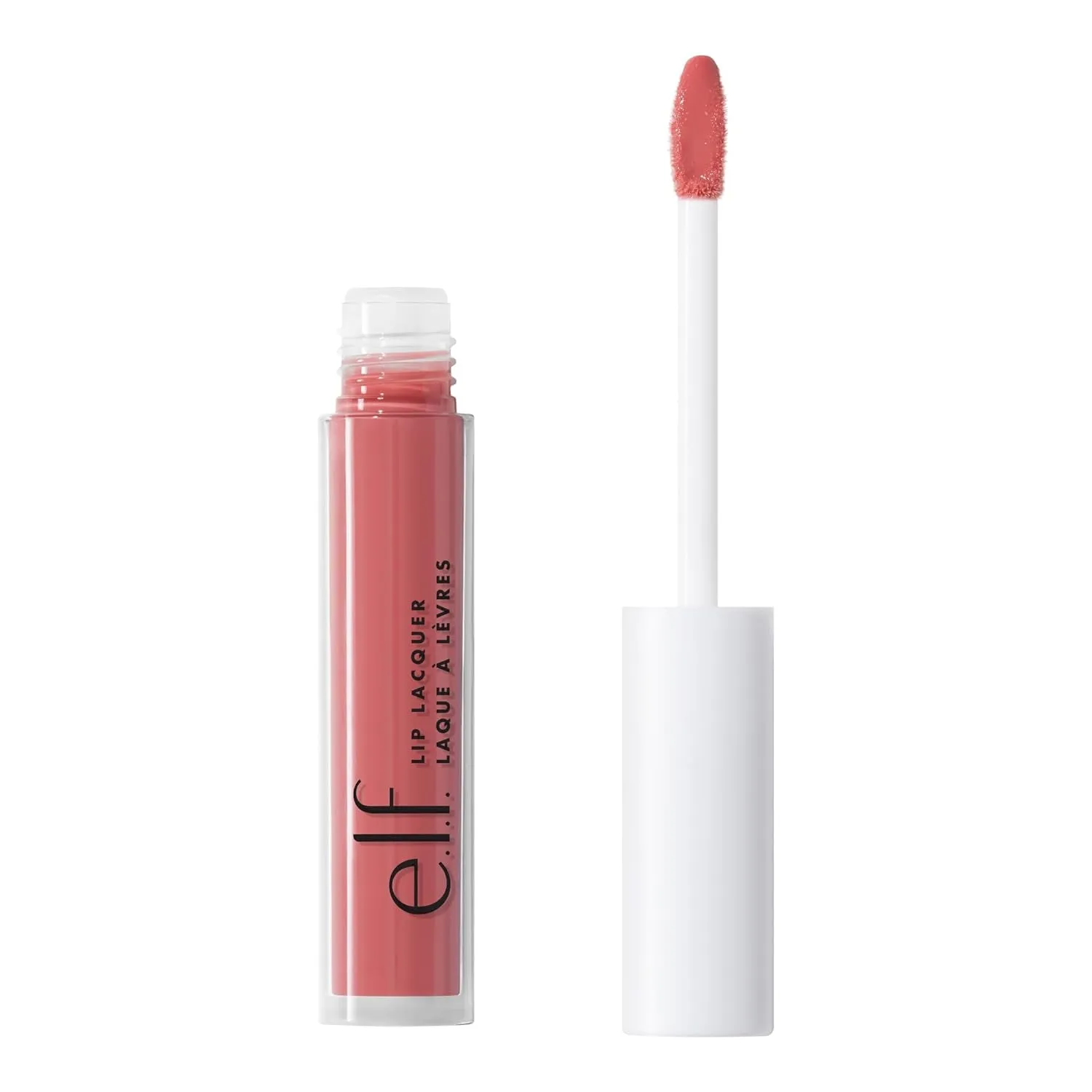 Moisturizing Lush Lip Lacquer with Vitamin E - Vegan, Cruelty-Free, Wild Rose, 0.08 Fl Oz