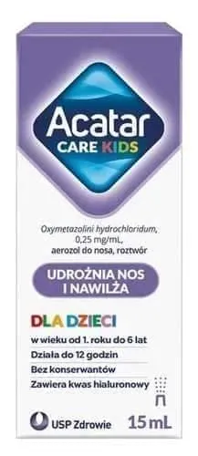 Nasal spray for kids Acatar Care Kids 15 ml