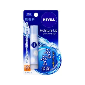 Nivea Moisture Lip Water Type Balm Unscented