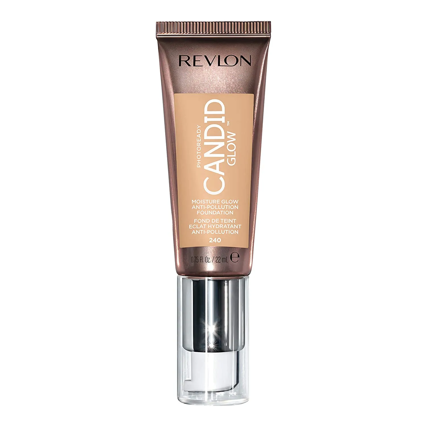 REVLON - PhotoReady Candid Glow Moisture Glow Foundation Natural Beige 240 - 0.75 fl oz (22 ml)