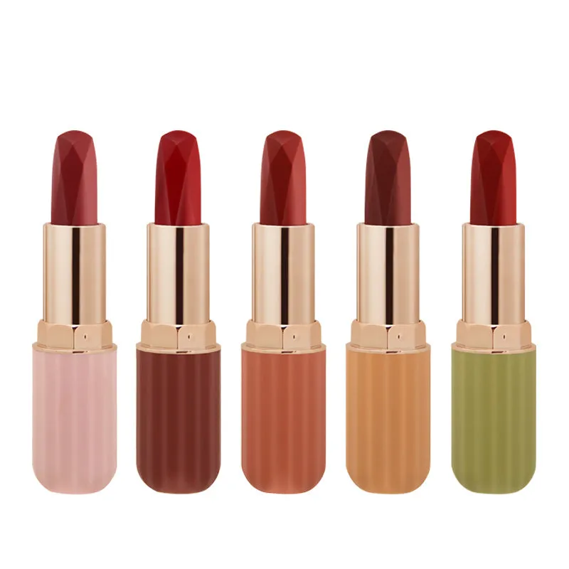 Smooth Velvet Texture 5 color Matte Lipstick