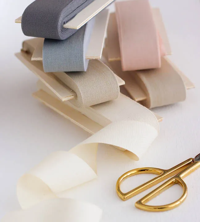 Tight weave cotton ribbon 1 1/2" width, 10 yards paddle